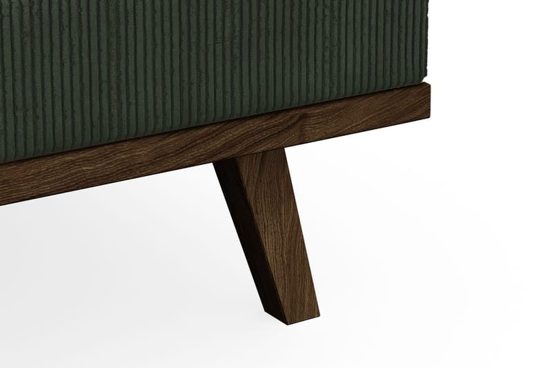 Copenhagen 6-personers L-formet Hjørnesofa i Manchester - Mørkegrøn - M øbler - Sofaer - Hjørnesofa