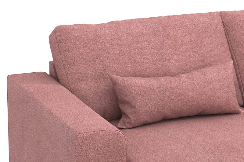 Copenhagen 6-personers L-formet Hjørnesofa i Stof - Rosa - Møbler - Sofaer - Hjørnesofa