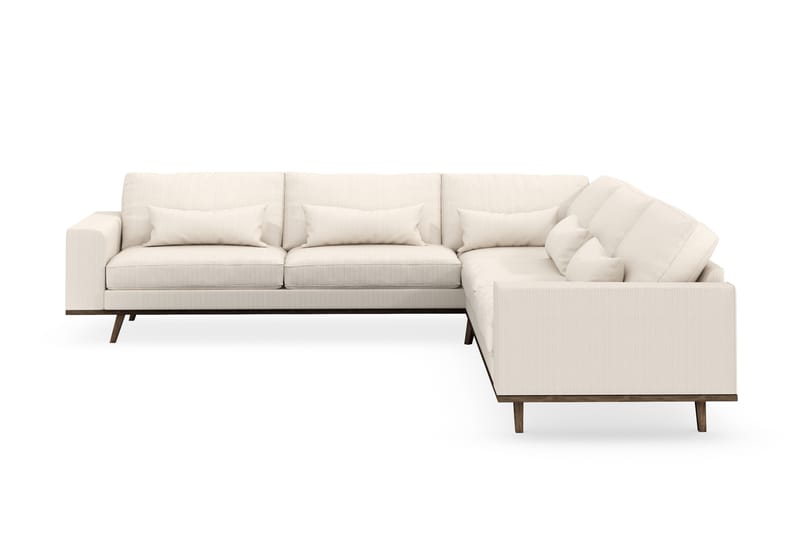 Copenhagen 6-personers L-formet Hjørnesofa i Manchester - Beige - Møbler - Sofaer - Hjørnesofa