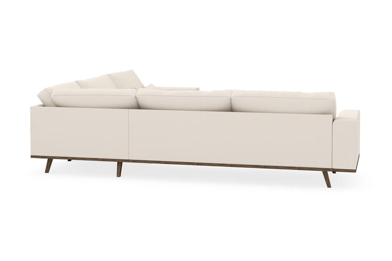 Copenhagen 6-personers L-formet Hjørnesofa i Manchester - Beige - Møbler - Sofaer - Hjørnesofa