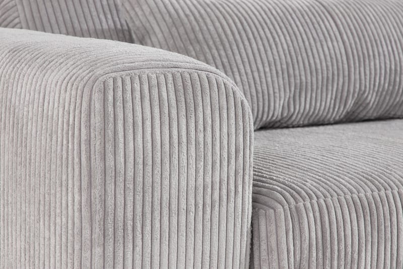 Copenhagen 6-personers L-formet Hjørnesofa i Manchester - Lysegrå - Møbler - Sofaer - Hjørnesofa