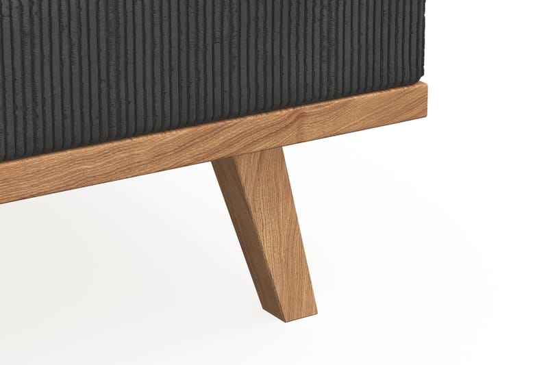 Copenhagen 6-personers L-formet Hjørnesofa i Manchester - Mørkegrå - Møbler - Sofaer - Hjørnesofa