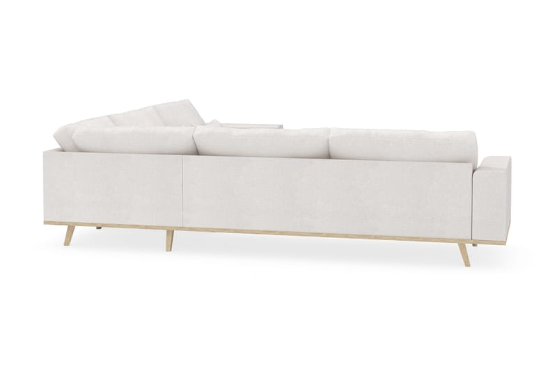 Copenhagen 6-personers L-formet Hjørnesofa i Bouclé - Hvid - Møbler - Sofaer - Hjørnesofa