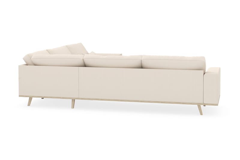 Copenhagen 6-personers L-formet Hjørnesofa i Manchester - Beige - Møbler - Sofaer - Hjørnesofa