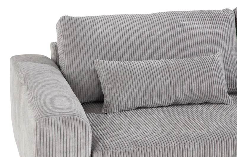 Copenhagen 6-personers L-formet Hjørnesofa i Manchester - Lysegrå - Møbler - Sofaer - Hjørnesofa