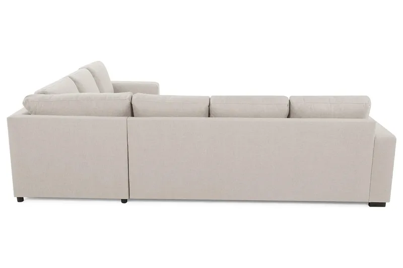 Crazy 5-personers Vendbar L-formet Large Hjørnesofa i Stof - Beige - Møbler - Sofaer - Hjørnesofa