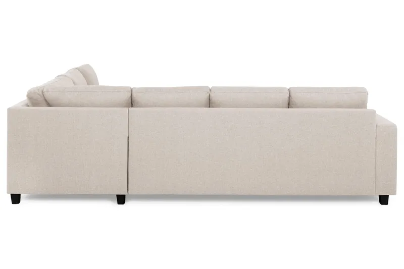 Crazy 5-personers Vendbar L-formet Large Hjørnesofa i Stof - Beige - Møbler - Sofaer - Hjørnesofa