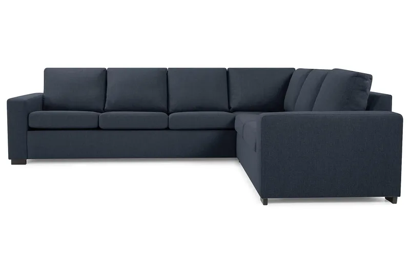 Crazy 5-personers Vendbar L-formet Large Hjørnesofa i Stof - Blå - Møbler - Sofaer - Hjørnesofa