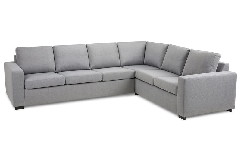 Crazy 5-personers Vendbar L-formet Large Hjørnesofa i Stof - Grå - Møbler - Sofaer - Hjørnesofa