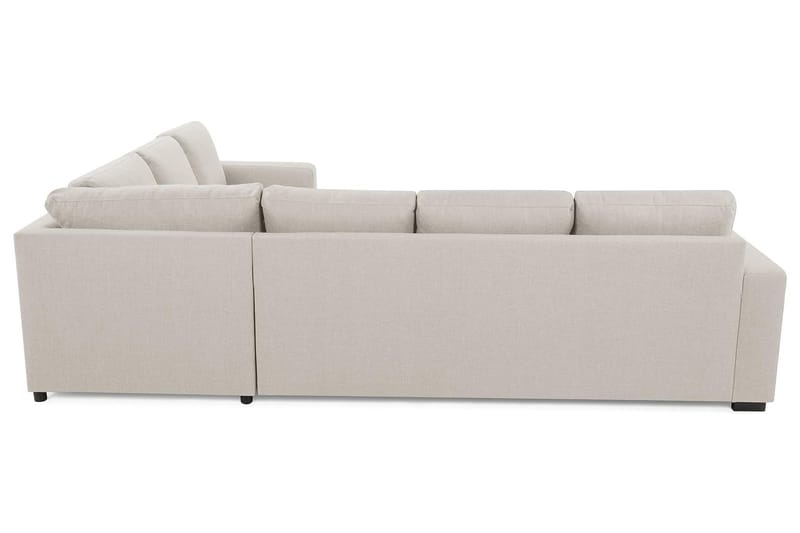 Crazy 5-personers Vendbar L-formet Large Hjørnesofa i Stof - Beige - Møbler - Sofaer - Lædersofaer