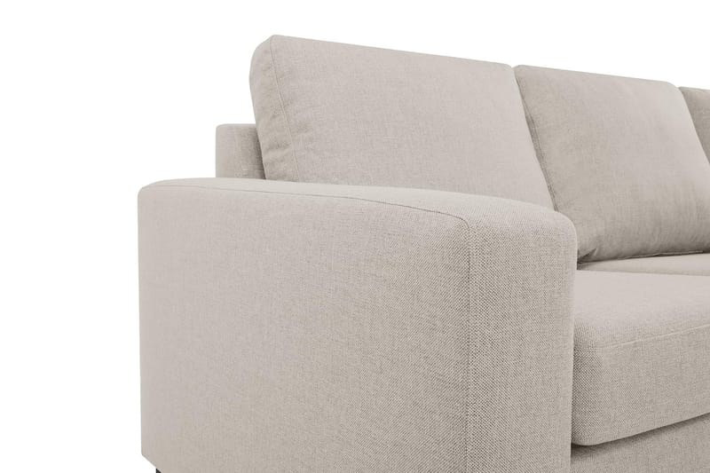 Crazy 5-personers Vendbar L-formet Large Hjørnesofa i Stof - Beige - Møbler - Sofaer - Lædersofaer