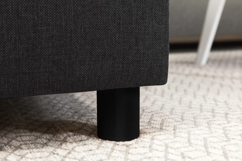 Crazy 5-personers Vendbar L-formet Large Hjørnesofa i Stof - Antracit - Møbler - Sofaer - Hjørnesofa