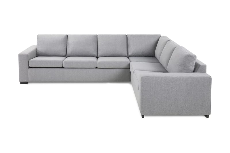 Crazy 5-personers Vendbar L-formet Large Hjørnesofa i Stof - Grå - Møbler - Sofaer - Hjørnesofa
