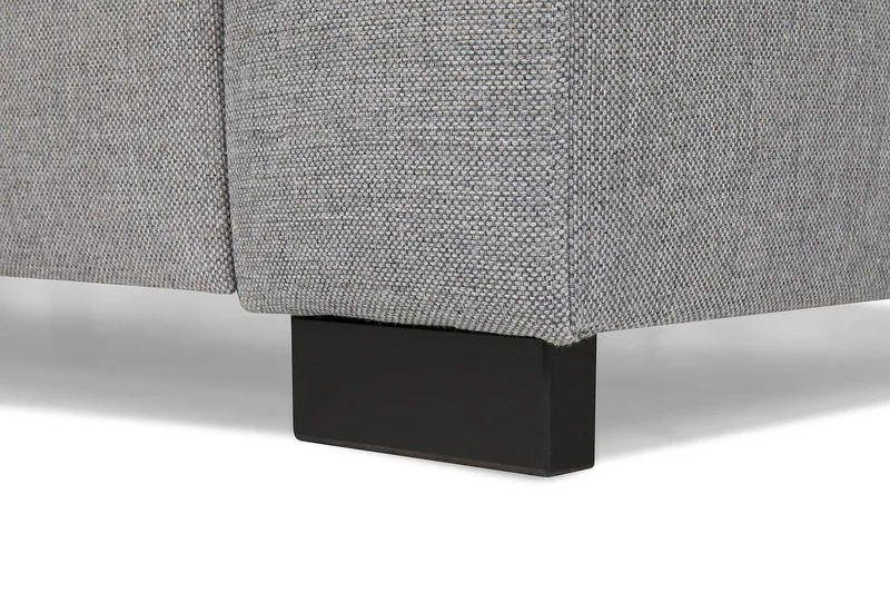 Crazy 5-personers Vendbar L-formet Large Hjørnesofa i Stof - Grå - Møbler - Sofaer - Hjørnesofa