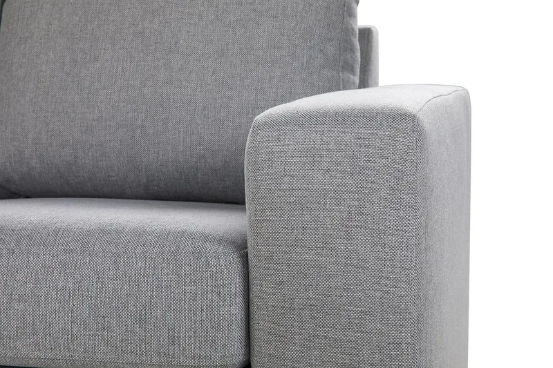 Crazy 5-personers Vendbar L-formet Large Hjørnesofa i Stof - Grå - Møbler - Sofaer - Hjørnesofa