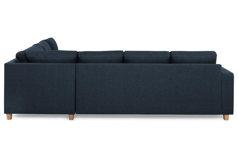 Crazy 5-personers Vendbar L-formet Large Hjørnesofa i Stof - Blå - Møbler - Sofaer - Hjørnesofa