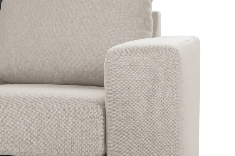 Crazy 5-personers Vendbar L-formet Large Hjørnesofa i Stof - Beige - Møbler - Sofaer - Hjørnesofa