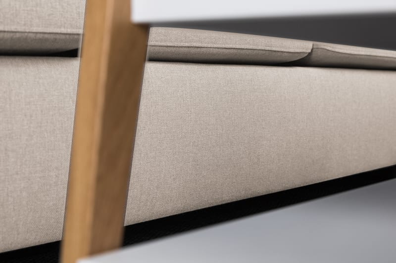 Crazy 5-personers Vendbar L-formet Large Hjørnesofa i Stof - Beige - Møbler - Sofaer - Hjørnesofa