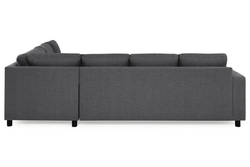 Crazy 5-personers Vendbar L-formet Large Hjørnesofa i Stof - Mørkegrå - Møbler - Sofaer - Hjørnesofa