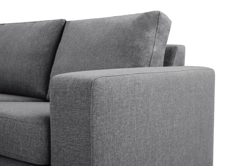 Crazy 5-personers Venstrevendt U-formet Hjørnesofa med Chaiselong i Stof - Mørkegrå - Møbler - Sofaer - Hjørnesofa