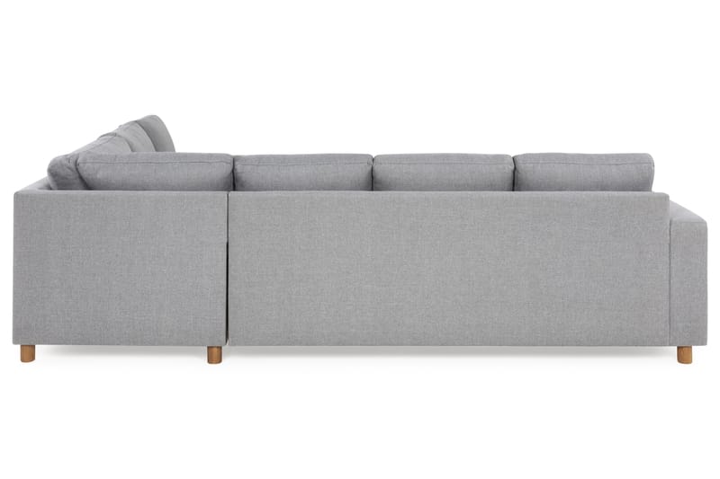 Crazy 5-personers Vendbar L-formet Large Hjørnesofa i Stof - Grå - Møbler - Sofaer - Hjørnesofa