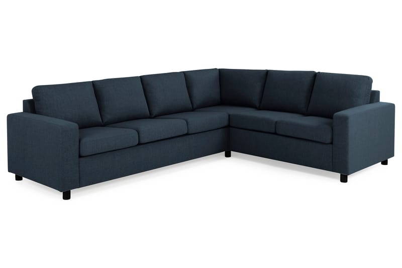 Crazy 5-personers Vendbar L-formet Large Hjørnesofa i Stof - Blå - Møbler - Sofaer - Hjørnesofa