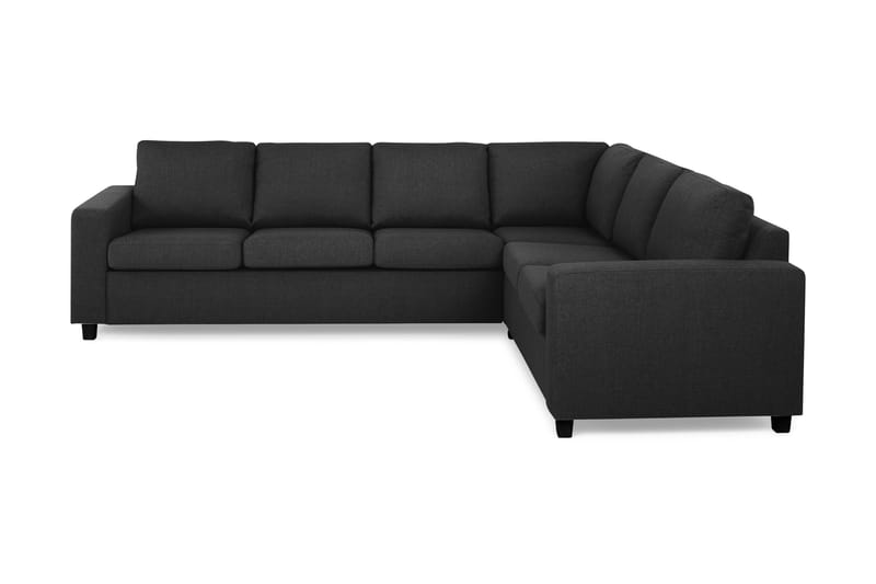 Crazy 5-personers Vendbar L-formet Large Hjørnesofa i Stof - Antracit - Møbler - Sofaer - Hjørnesofa