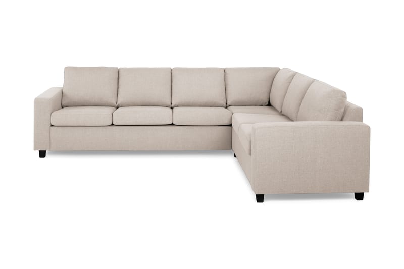 Crazy 5-personers Vendbar L-formet Large Hjørnesofa i Stof - Beige - Møbler - Sofaer - Hjørnesofa