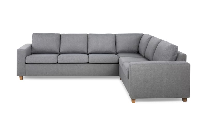 Crazy 5-personers Vendbar L-formet Large Hjørnesofa i Stof - Grå - Møbler - Sofaer - Hjørnesofa