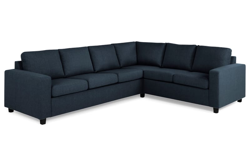 Crazy 5-personers Vendbar L-formet Large Hjørnesofa i Stof - Blå - Møbler - Sofaer - Hjørnesofa