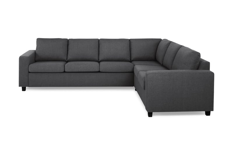 Crazy 5-personers Vendbar L-formet Large Hjørnesofa i Stof - Mørkegrå - Møbler - Sofaer - Hjørnesofa
