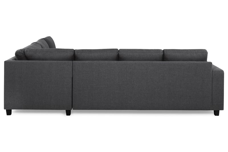 Crazy 5-personers Vendbar L-formet Large Hjørnesofa i Stof - Mørkegrå - Møbler - Sofaer - Hjørnesofa