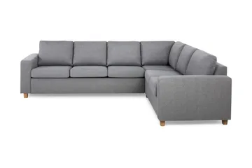Crazy 5-personers Vendbar L-formet Large Hjørnesofa i Stof
