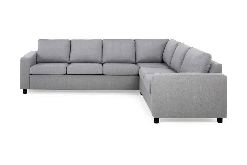 Crazy 5-personers Vendbar L-formet Large Hjørnesofa i Stof - Grå - Møbler - Sofaer - Hjørnesofa