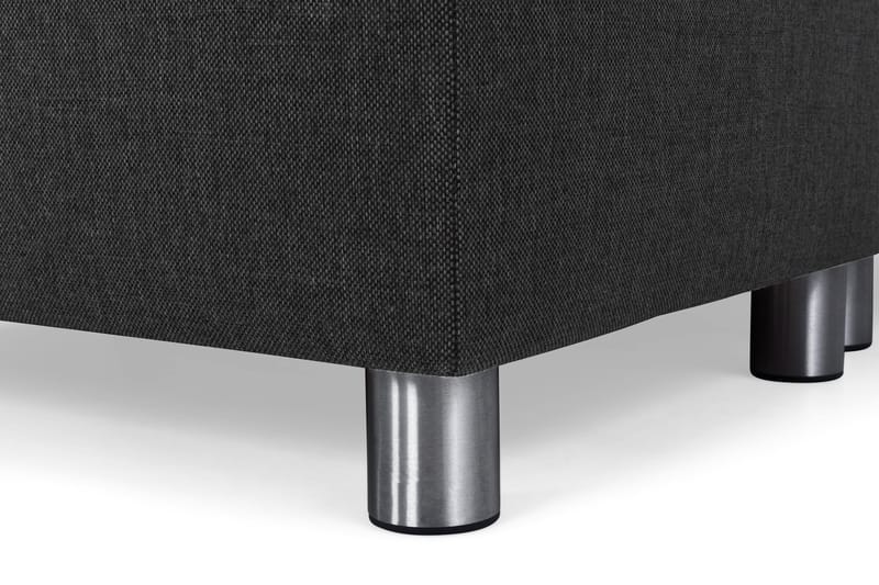 Crazy 5-personers Venstrevendt U-formet Hjørnesofa med Chaiselong i Stof - Antracit - Møbler - Sofaer - Hjørnesofa - Hjørnesofa med chaiselong