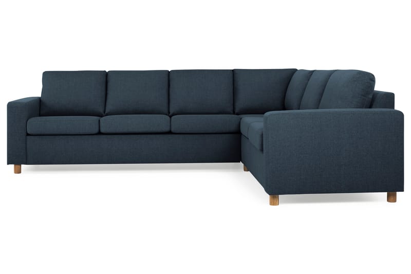 Crazy 5-personers Vendbar L-formet Large Hjørnesofa i Stof - Blå - Møbler - Sofaer - Hjørnesofa