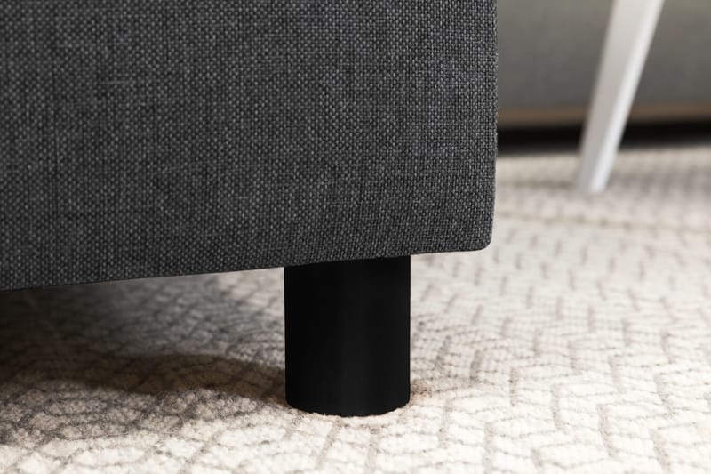 Crazy 5-personers Vendbar L-formet Large Hjørnesofa i Stof - Mørkegrå - Møbler - Sofaer - Hjørnesofa