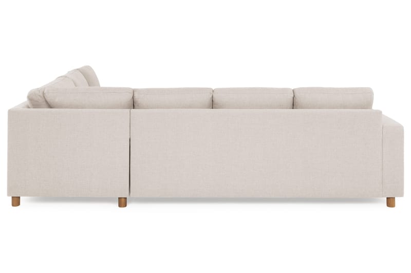 Crazy 5-personers Vendbar L-formet Large Hjørnesofa i Stof - Beige - Møbler - Sofaer - Hjørnesofa