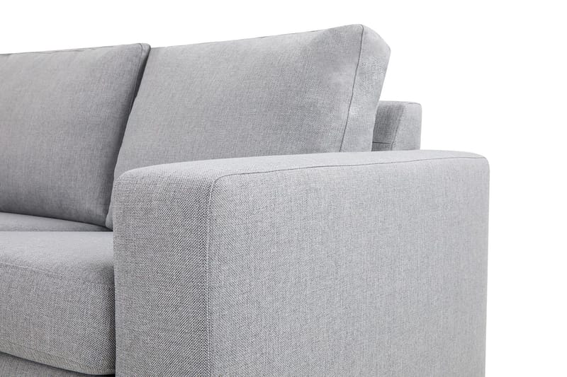 Crazy 5-personers Venstrevendt U-formet Hjørnesofa med Chaiselong i Stof - Grå - Møbler - Sofaer - Hjørnesofa