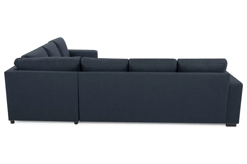 Crazy 5-personers Vendbar L-formet Large Hjørnesofa i Stof - Blå - Møbler - Sofaer - Hjørnesofa