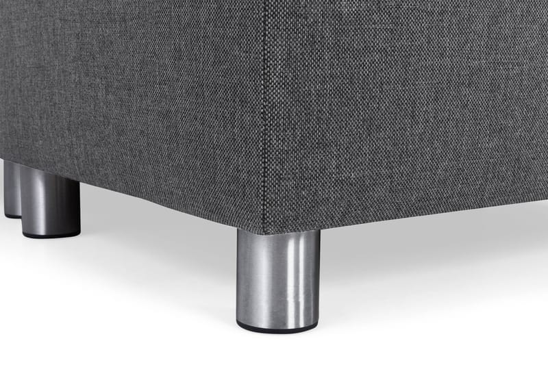 Crazy 5-personers Vendbar L-formet Large Hjørnesofa i Stof - Mørkegrå - Møbler - Sofaer - Hjørnesofa