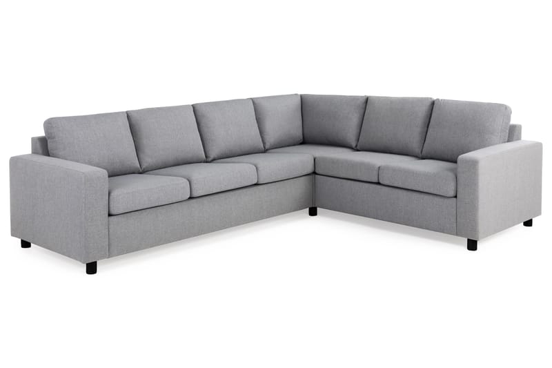 Crazy 5-personers Vendbar L-formet Large Hjørnesofa i Stof - Grå - Møbler - Sofaer - Hjørnesofa