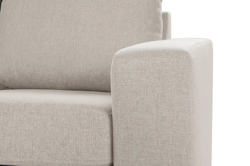 Crazy 5-personers Vendbar L-formet Large Hjørnesofa i Stof - Beige - Møbler - Sofaer - Hjørnesofa