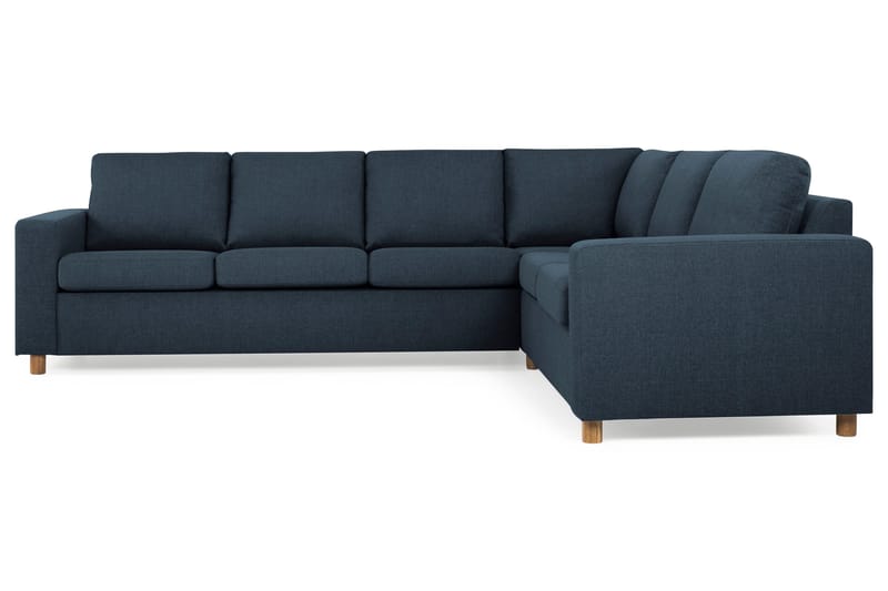 Crazy 5-personers Vendbar L-formet Large Hjørnesofa i Stof - Blå - Møbler - Sofaer - Hjørnesofa
