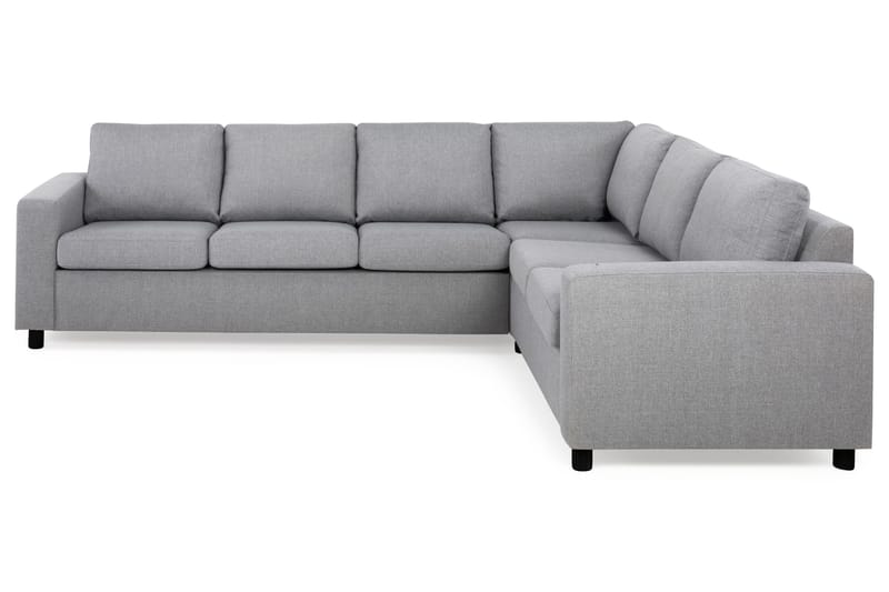 Crazy 5-personers Vendbar L-formet Large Hjørnesofa i Stof - Grå - Møbler - Sofaer - Hjørnesofa