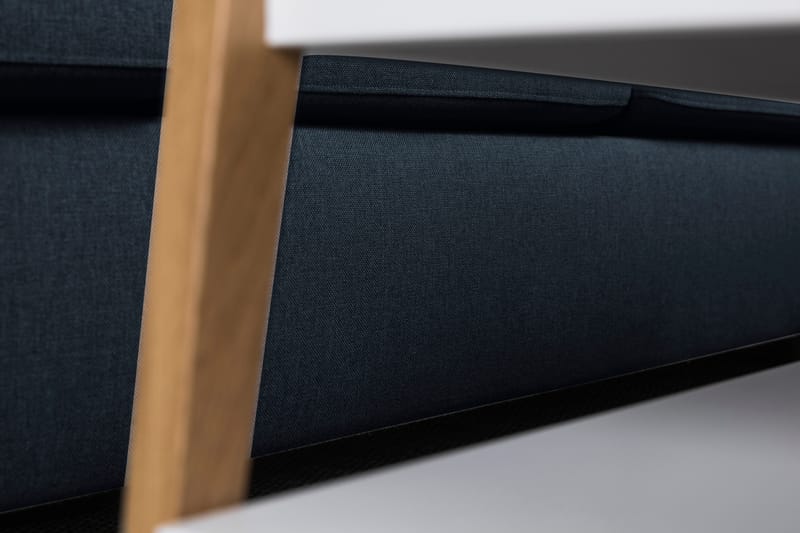Crazy 5-personers Vendbar L-formet Large Hjørnesofa i Stof - Blå - Møbler - Sofaer - Hjørnesofa