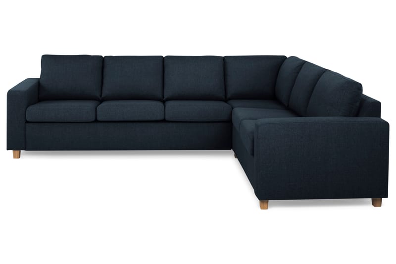 Crazy 5-personers Vendbar L-formet Large Hjørnesofa i Stof - Blå - Møbler - Sofaer - Hjørnesofa