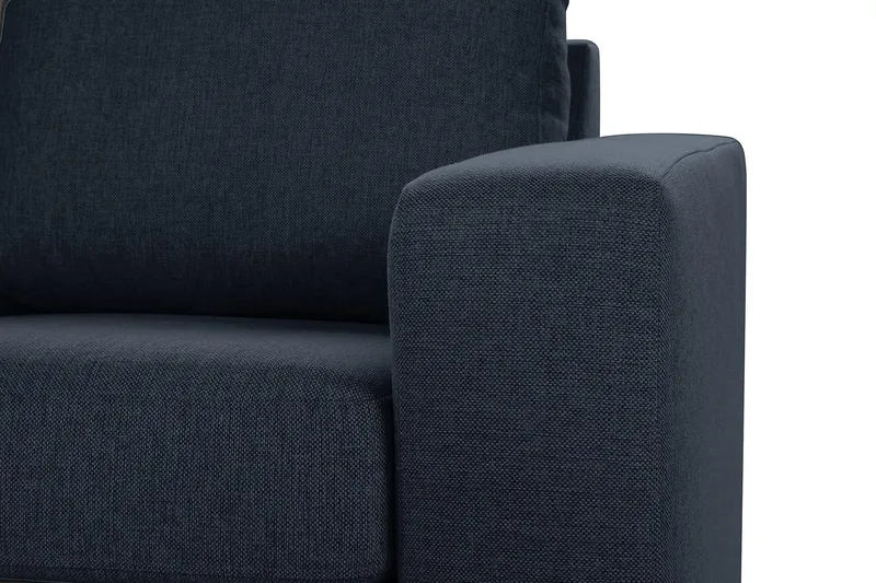 Crazy 5-personers Vendbar L-formet Large Hjørnesofa i Stof - Blå - Møbler - Sofaer - Hjørnesofa