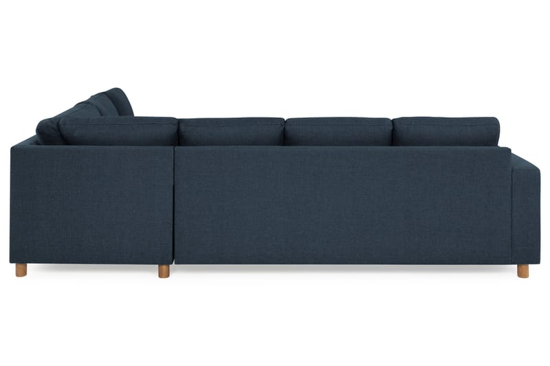 Crazy 5-personers Vendbar L-formet Large Hjørnesofa i Stof - Blå - Møbler - Sofaer - Hjørnesofa