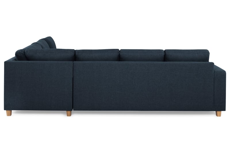 Crazy 5-personers Vendbar L-formet Large Hjørnesofa i Stof - Blå - Møbler - Sofaer - Hjørnesofa